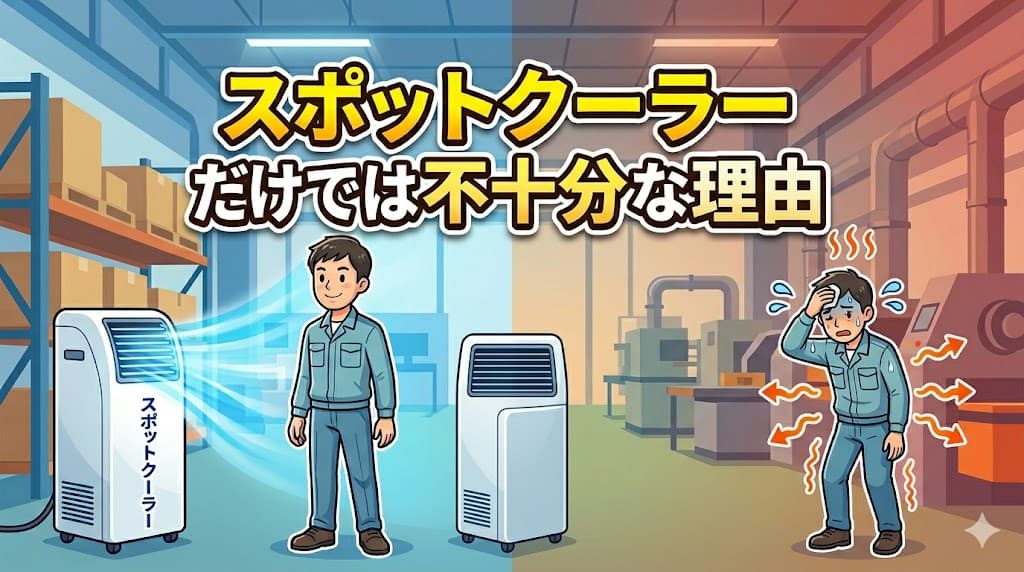 スポットクーラーだけでは不十分な理由