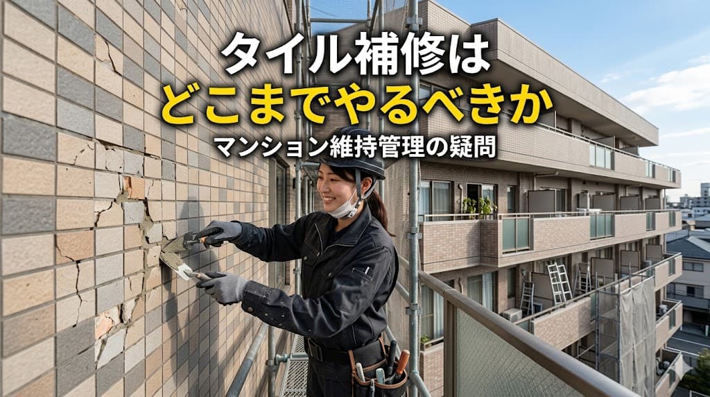 タイル補修はどこまでやるべきか