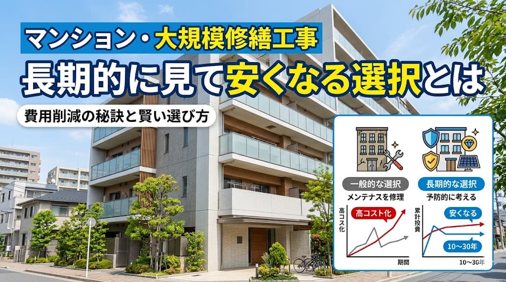 長期的に見て安くなる選択とは