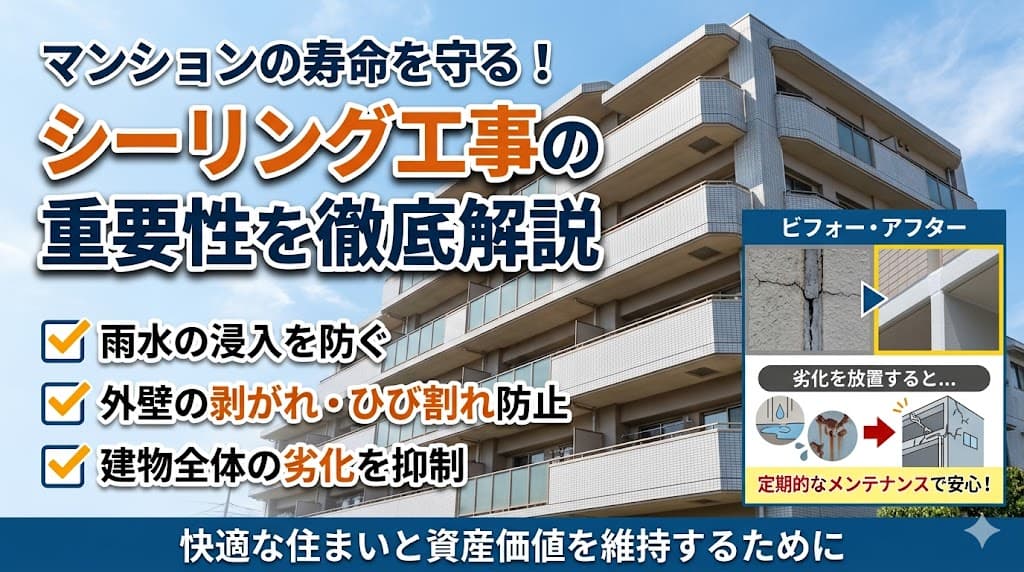 シーリング工事の重要性を徹底解説