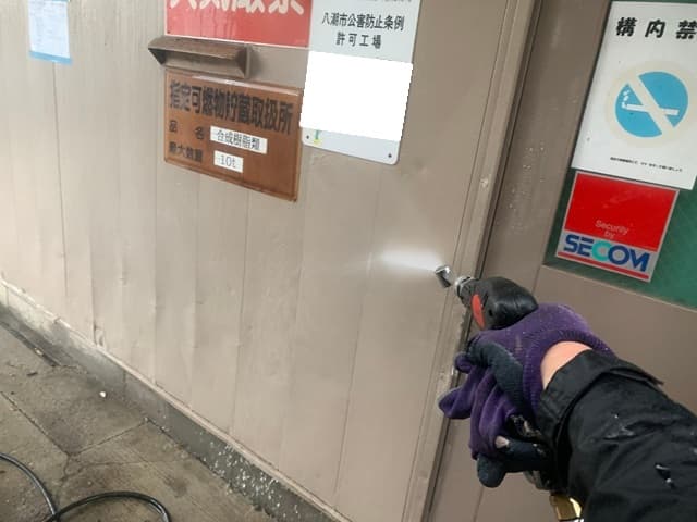 外壁塗装(高圧洗浄)