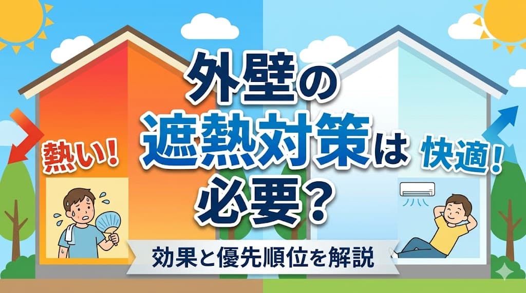 外壁の遮熱対策は必要?効果と優先順位