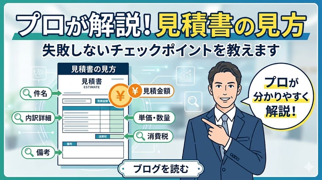 見積書の見方をプロが解説