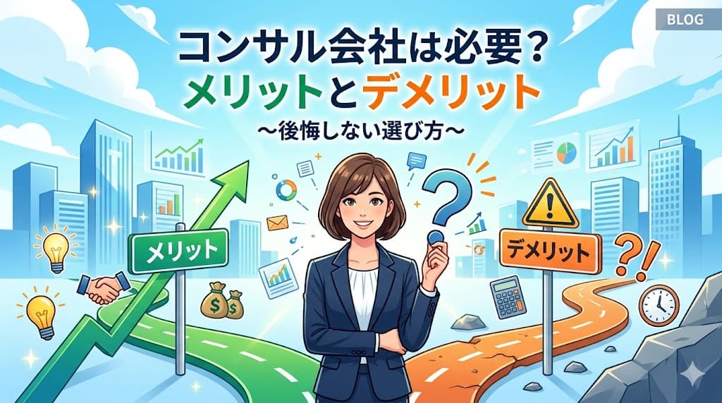 コンサル会社は必要?メリットとデメリット