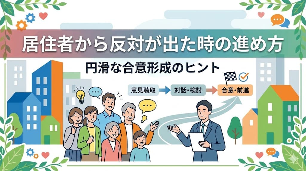 居住者から反対が出た時の進め方