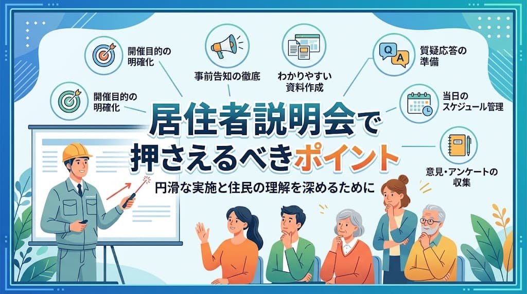 居住者説明会で押さえるべきポイント